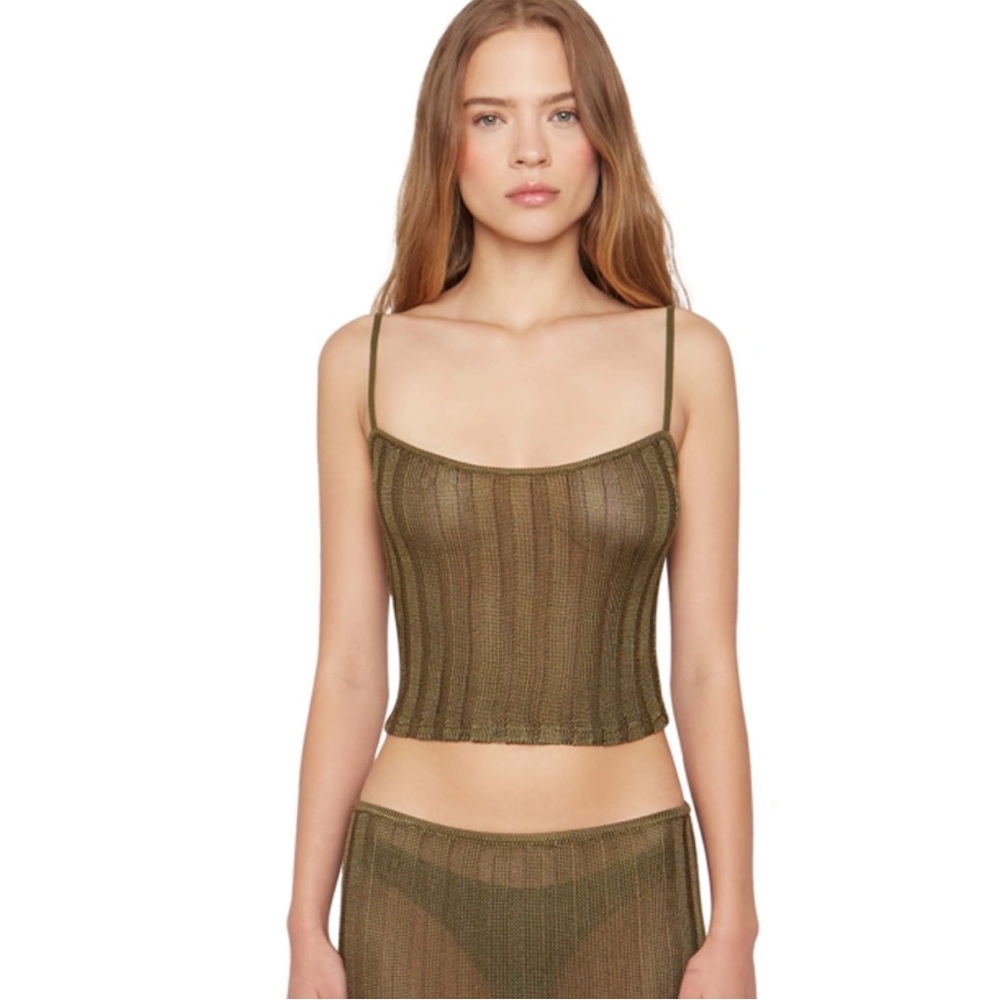 GUIZIO Slinky Ribbed Tank